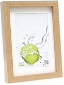 Ramki na zdjęcia - Deknudt Basic Frame drewniana ramka na zdjęcia z passe-partout, różne rozmiary do wyboru w przedziale od 13x18 cm do 40x60 cm, naturalny, 40 x 50 cm S40AH1-P1-40.0X50.0 - miniaturka - grafika 1