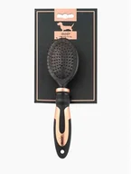 Maty do nauki czystości - EBI 642 436745 szczotka do pielęgnacji "noir", z zewnątrz wykonany ze stali nierdzewnej z podkładką, 22 x 6 cm 642-436745 - miniaturka - grafika 1