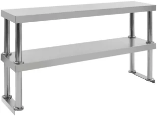 VidaXL Kuchenny stół roboczy z półką, 120x60x150 cm, stal nierdzewna 3054471   VidaXL - Stoły gastronomiczne - miniaturka - grafika 8