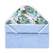 Okrycia kąpielowe dla dzieci - Matex Okrycie kąpielowe bawełniane 100x100 cm Maxi Print/niebieskie - Baby OK BM TB0343_24B - miniaturka - grafika 1