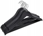 Wieszaki do szafy - Wieszak drewniany RONDO komplet 10 szt czarny W.RONDO.CZA.10.FSC - miniaturka - grafika 1