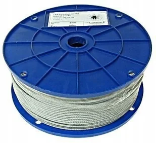 LINA STALOWA OCYNKOWANA W PCV 3.0MM CZERWONA 200MB - Łańcuchy i liny stalowe - miniaturka - grafika 2