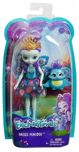 Mattel ENCHANTIMALS Lalka+zwierzątko PATTER PEACOCK & FLAP DVH87-5 - Lalki dla dziewczynek - miniaturka - grafika 2