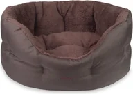 Legowiska dla psów - Ami Play Colosseum Aspen L 67x56x25 cm Brązowy - miniaturka - grafika 1