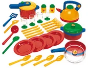 Zabawki AGD - Klein Theo Theo Set of Pots - Emmas Kitchen 9194 - miniaturka - grafika 1