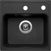 Zlewozmywaki - Pyramis Zlew CAMEA MINI 40x40) 1B volcano 70168201) - miniaturka - grafika 1