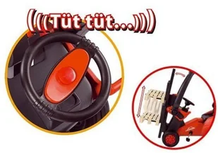 Big Wózek Widłowy na pedały Linde Forklift 56580 - Zabawki i gry sportowe - miniaturka - grafika 2