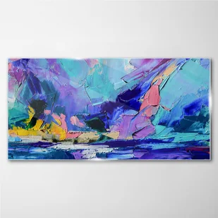 PL Coloray Obraz na Szkle Malarstwo Abstrakcja 120x60cm - Obrazy i zdjęcia - miniaturka - grafika 15