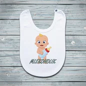 Śliniaki i fartuszki - Poczpol Mlekoholik - śliniak 42231-uniw - miniaturka - grafika 1