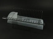 Suszarki do naczyń - SUSZARKA DO NACZYŃ -STAL NIERDZEWNA + plastik mała - miniaturka - grafika 1