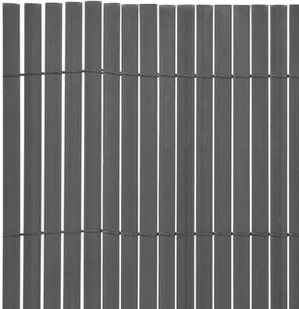 vidaxl Ogrodzenie dwustronne, szare, 90x300 cm - Ogrodzenia - miniaturka - grafika 3