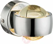 Lampy ścienne - Globo Lighting Chromowany kinkiet LED Randi - miniaturka - grafika 1