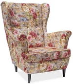 Fotele - Signal FOTEL LORD CORAL WM 25 (KWIATY) / WENGE - miniaturka - grafika 1