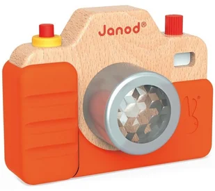 Janod Drewniany aparat fotograficzny z dźwiękami J05335 - Łamigłówki - miniaturka - grafika 2