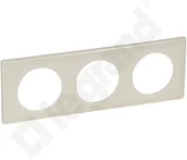 Klawisze i ramki - Legrand Ramka potrójna Celiane 066623 kremowa - miniaturka - grafika 1