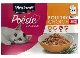 Vitakraft POESIE CLASSIQUE Multipak z drobiem 12x85g - Mokra karma dla kotów - miniaturka - grafika 2