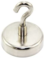 Dekoracje domu - first4magnetsTM first4magnets f4me60 m8-Hook-1 zacisk neodymowe magnesy z haczykiem M8, 139 kg wyciągnąć, metalowy, średnica 60 MM, srebrny, 25 x 10 x 3 cm F4ME60M8-HOOK-1 - miniaturka - grafika 1