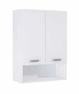 Szafki łazienkowe - Maximus Maximus Szafka łazienkowa Eve 70 wisząca 2D biała 70x30,6x97 cm - miniaturka - grafika 1
