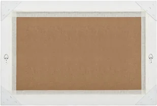 vidaXL Lustro ścienne w stylu barokowym, 60x40 cm, srebrne - Lustra - miniaturka - grafika 5