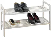 Kosze na bieliznę - Wenko Drewniany stojak na buty obuwie NORWAY 2 poziomy 22865100 - miniaturka - grafika 1