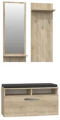 Meble do przedpokoju - GARDEROBA RIVA - SONOMA GAR RIVA SONOMA KPL - miniaturka - grafika 1