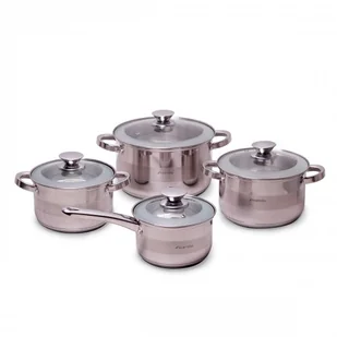 Kamille Zestaw komplet garnków ze stali nierdzewnej 8el. 4904 - Zestawy garnków i patelni - miniaturka - grafika 3