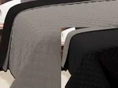 Narzuty - Euromat Dwustronna Narzuta Vigo II Czarny Grafit 013 170x210 / 200x220 13361 - miniaturka - grafika 1