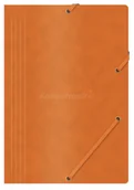 Teczki i skoroszyty - OFFICE PRODUCTS TECZKA Z GUMKĄ A4 PRESZPAN 390g POMARAŃCZ O-PR - miniaturka - grafika 1