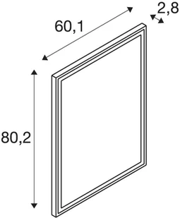 Spotline SLV TRUKKO WL wewnętrzna oprawa ścienna LED prostokątna defog aluminium 1004730 - Lampy ścienne - miniaturka - grafika 5