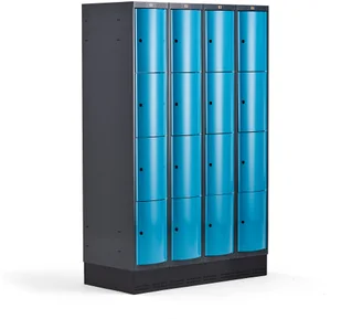 AJ Produkty Metalowa szafa ubraniowa na cokole - Szafki BHP - miniaturka - grafika 38