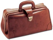 Meble i wyposażenie gabinetów medycznych - GIMA TORBA LEKARSKA INFERMIERA Torba lekarska skaj koniak TOW006778 - miniaturka - grafika 1