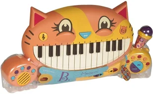 B.Toys Pianinko Kotek Meowsic Mikrofon Nagrywa 752870916153874718 - Instrumenty muzyczne dla dzieci - miniaturka - grafika 2