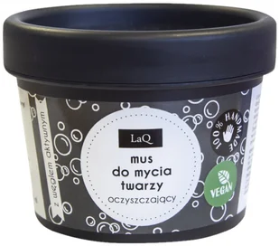 LaQ LaQ, mus do mycia twarzy oczyszczający z węglem aktywnym, 100 ml - Kosmetyki do mycia twarzy - miniaturka - grafika 4