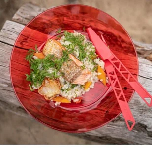 Primus Talerz turystyczny CampFire Lightweight - barn red 740831 - Kuchnia turystyczne i akcesoria - miniaturka - grafika 3