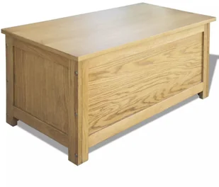 vidaXL Skrzynia do przechowywania 90x45x45 cm dąb - Inne meble do salonu - miniaturka - grafika 2