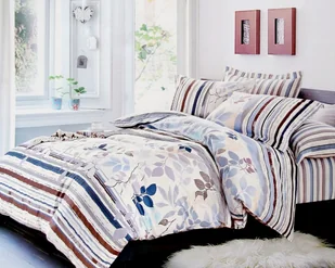 AmeliaHome Pościel bawełniana 135x200+poszewka /AH/AVE/TUL/1320 - Pościel - miniaturka - grafika 4