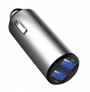 Car Charger Metallic Usb 2XUSB 4.8A - Uchwyty samochodowe do telefonów - miniaturka - grafika 3