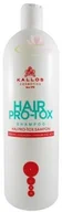 Szampony do włosów - Kallos Hair Pro-Tox Shampoo szampon do włosów z keratyną kolagenem i kwasem hialuronowym 1000ml 48148-uniw - miniaturka - grafika 1