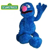 Maskotki i pluszaki - Living Puppets Ulica Sezamkowa - pluszowa figurka pacynka Grobi 75 cm - miniaturka - grafika 1