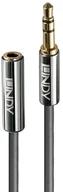 Kable - Lindy 35326 Przedłużacz mini jack 3,5mm stereo Cromo Line 0,5m LY-35326 - miniaturka - grafika 1