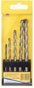 Wiertło do betonu hartowane 4 - 10 mm, zestaw: 5 sztuk Condor - Wiertła - miniaturka - grafika 2