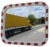 Wyposażenie miejsc publicznych - Lustro drogowe akrylowe u-18b 40 x 60 cm - miniaturka - grafika 1