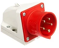 Inne akcesoria elektryczne - PC-Electric pce5156 ścienna wtyczka przyrządowa CEE, 16 A, 5-biegunowy PCE5156 - miniaturka - grafika 1