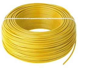 Kabel LgY 1x 1,00mm H05V-K Przewód Żółty 3289 - Kable komputerowe i do monitorów - miniaturka - grafika 2