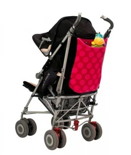 Torba Neoprenowa do Wózka, Różowa w Kropki - Akcesoria do wózków - miniaturka - grafika 2