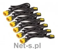 APC Power Cord Kit (6 ea), Locking, C13 to C14, 0.6m AP8702S-WW - Zasilacze awaryjne UPS - miniaturka - grafika 5