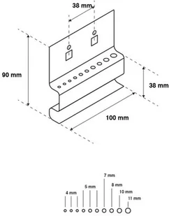 Uchwyt na klucze imbusowe P-12 - Pozostałe wyposażenie warsztatu - miniaturka - grafika 3