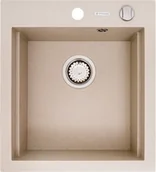 Zlewozmywaki - Pyramis Zlewozmywak SIROS 47x51,5 1B Beż 070084201 Bezpieczne zakupy z dostawą do domu Siros 47x51.5 1B Beż piaskowy - miniaturka - grafika 1