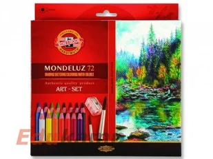 Koh-I-Noor Kredki Mondeluz 72 kolory + pędzel - Przybory szkolne - miniaturka - grafika 4