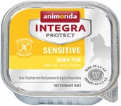 Mokra karma dla kotów - Animonda Integra Protect Sensitive dla kota smak kurczak tacka 16x100g - miniaturka - grafika 1